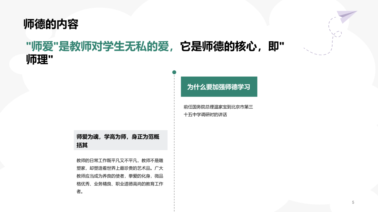绿色师德师风教育PPT