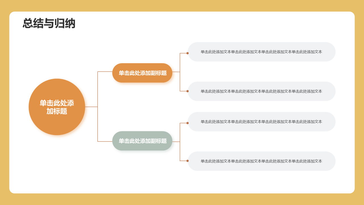 卡通数学教学通用PPT模板