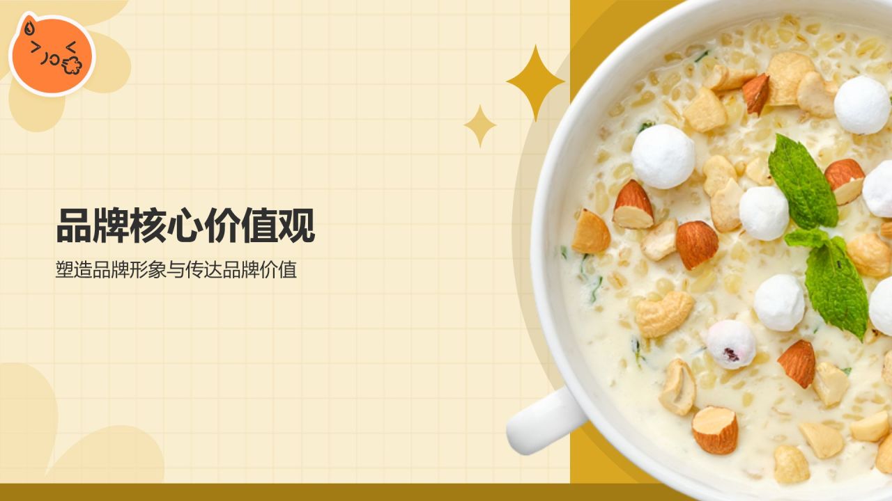 橙色摄影风餐饮品牌宣传广告策划PPT模板
