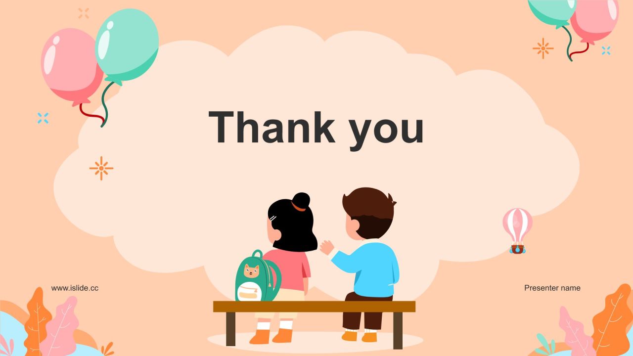 橙色插画风校园学习文明礼仪培训课件PPT模板