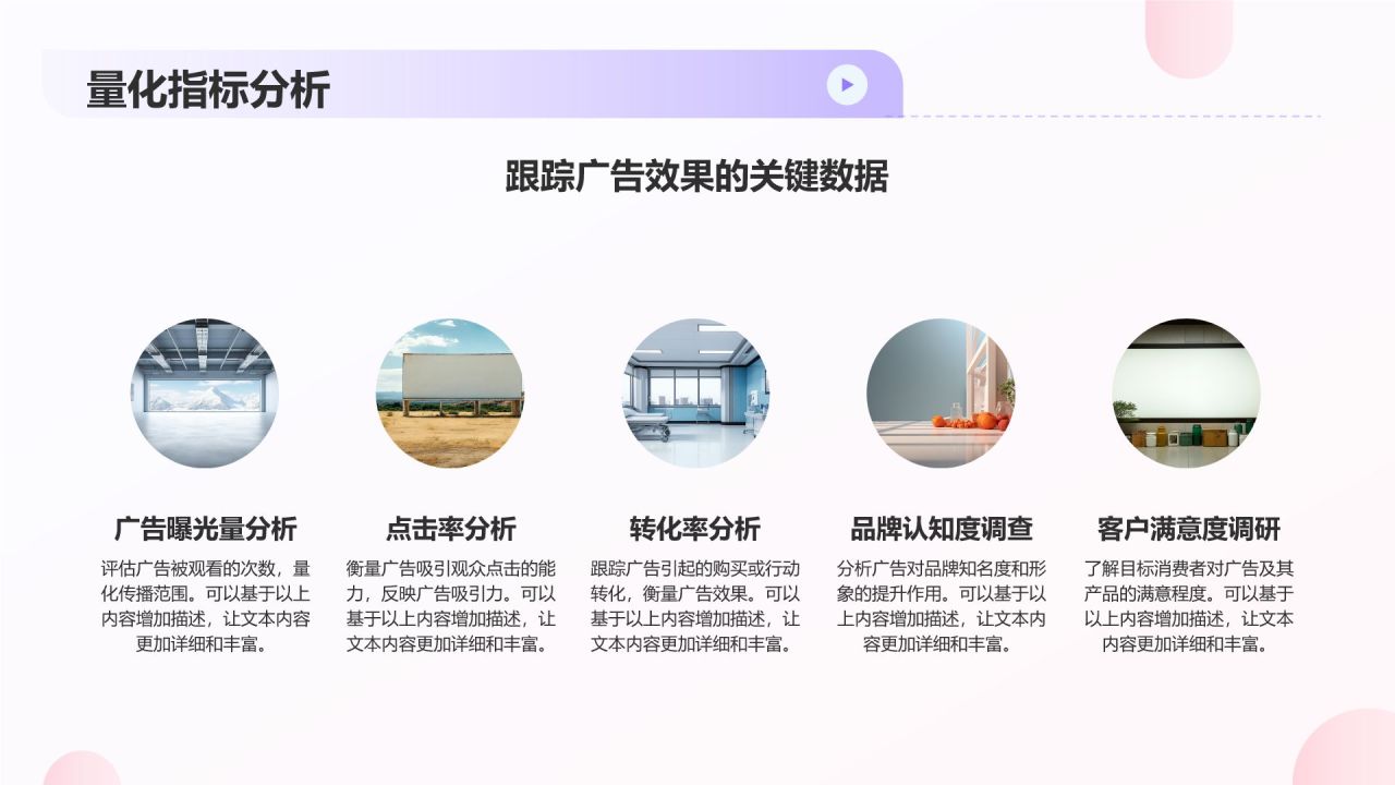 紫色扁平风广告策划PPT模板