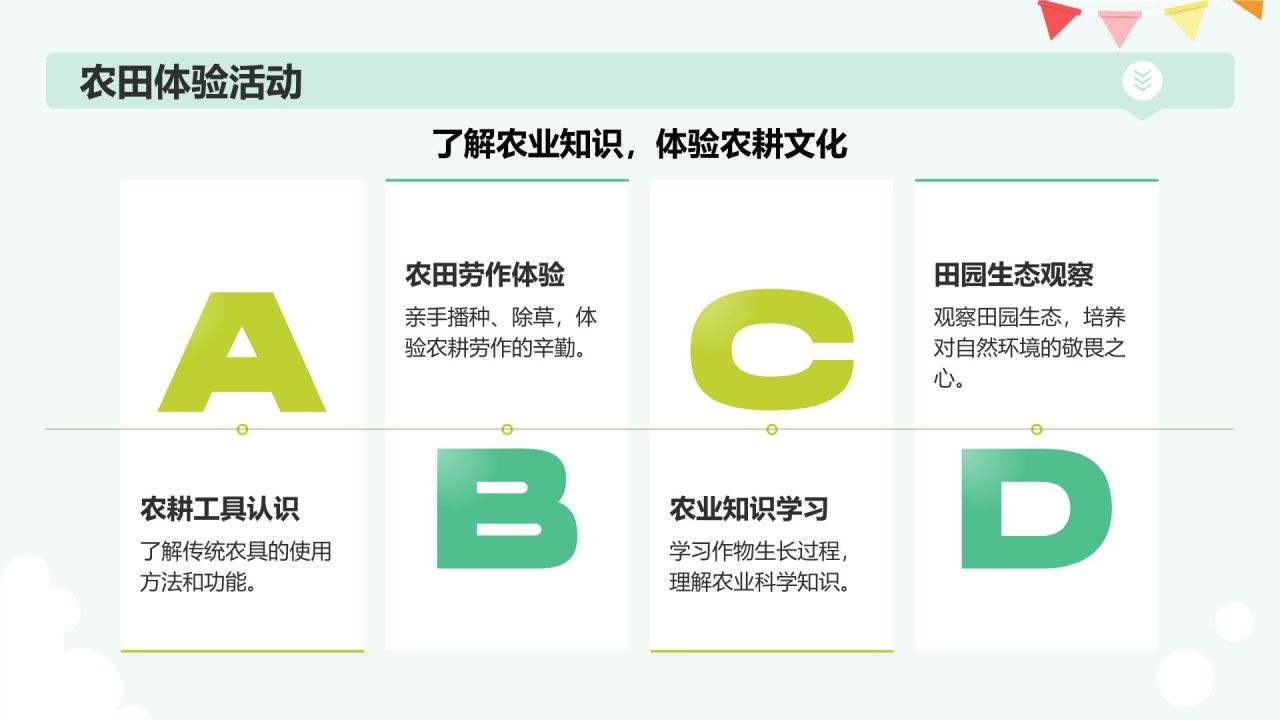 绿色卡通风小学劳动课件PPT模板