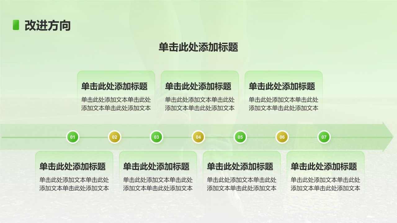 绿色插画风初中体育与健康课件通用PPT模板