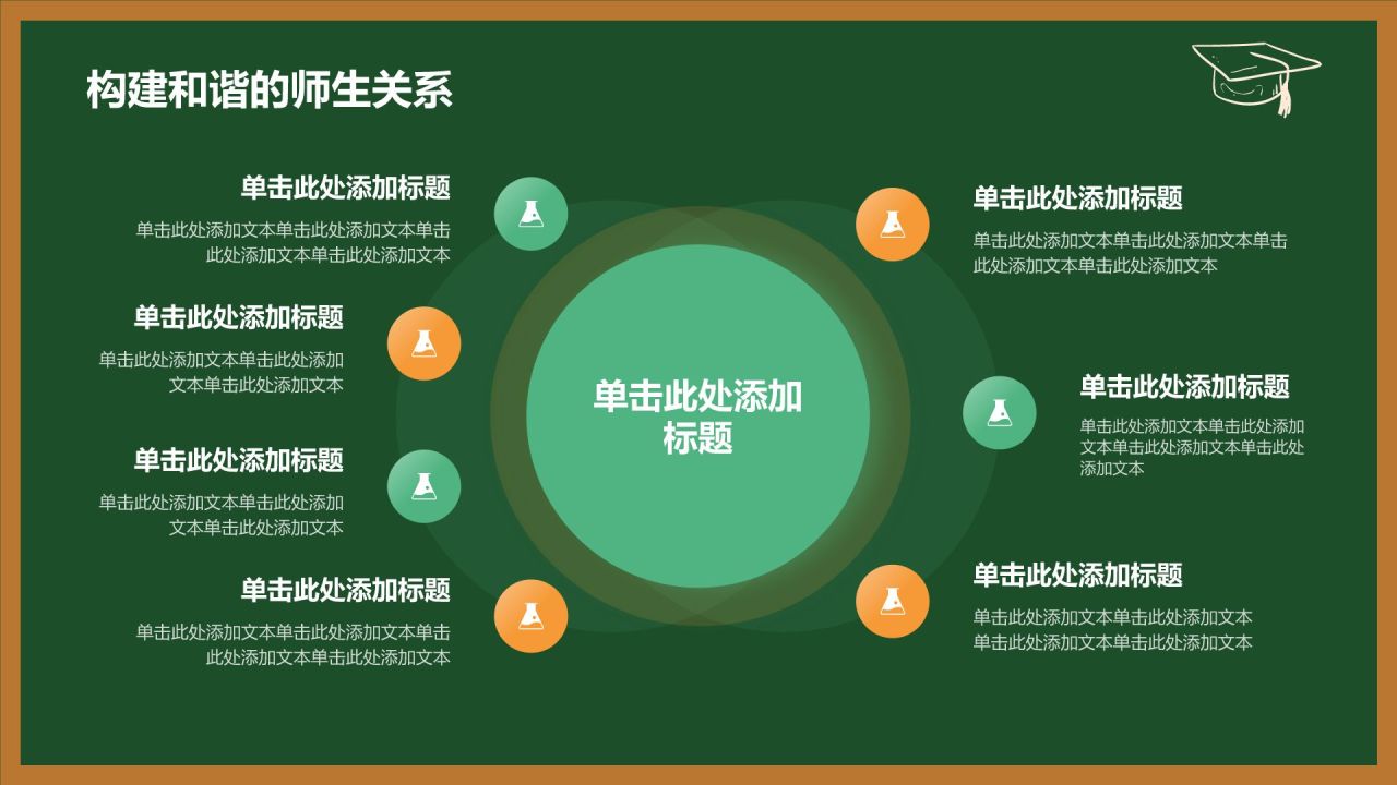 绿色手绘风师德师风培训PPT模板