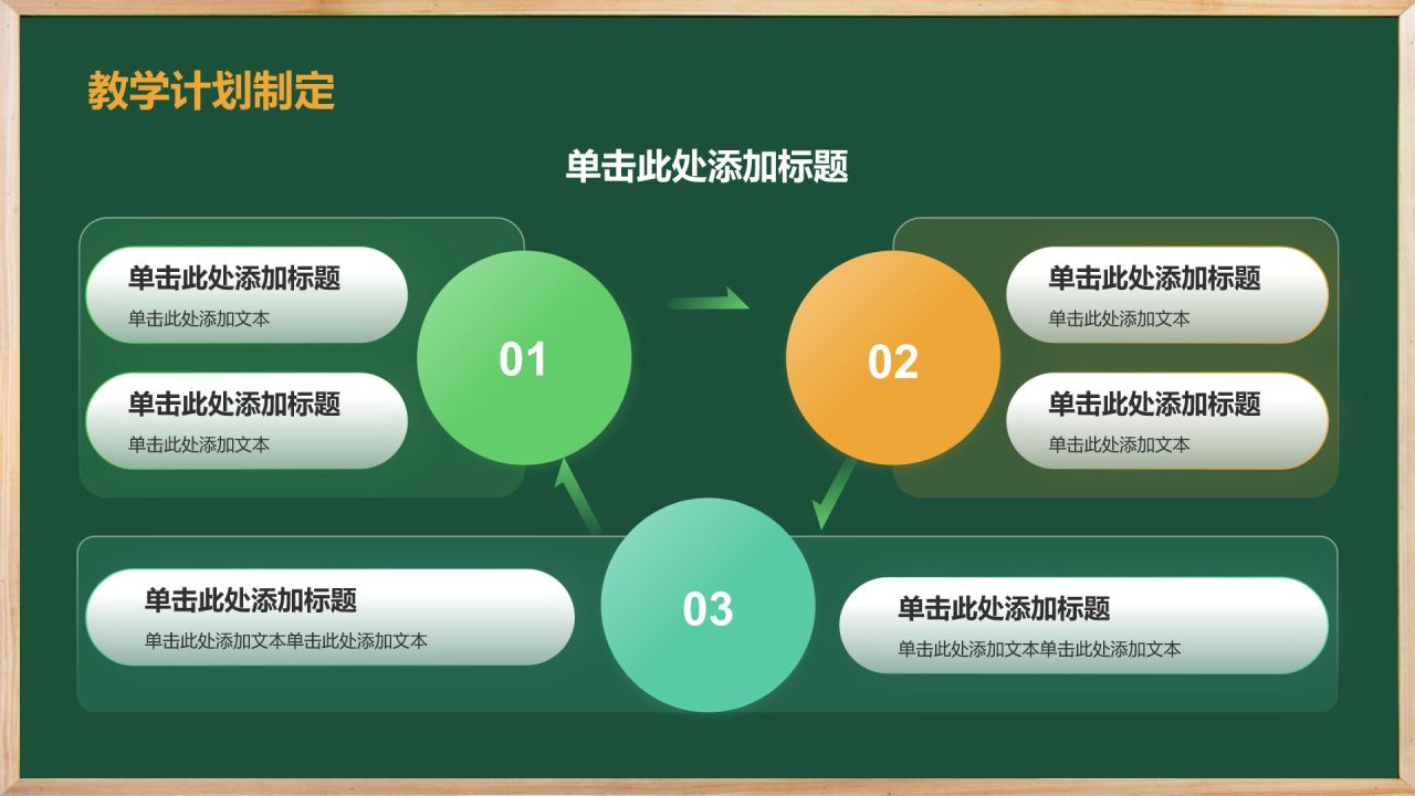 绿色手绘风教师学期末工作总结PPT模板