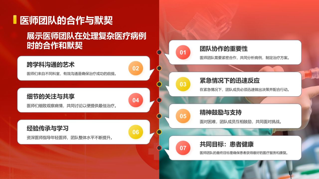 红色党政风中国医师节PPT模板