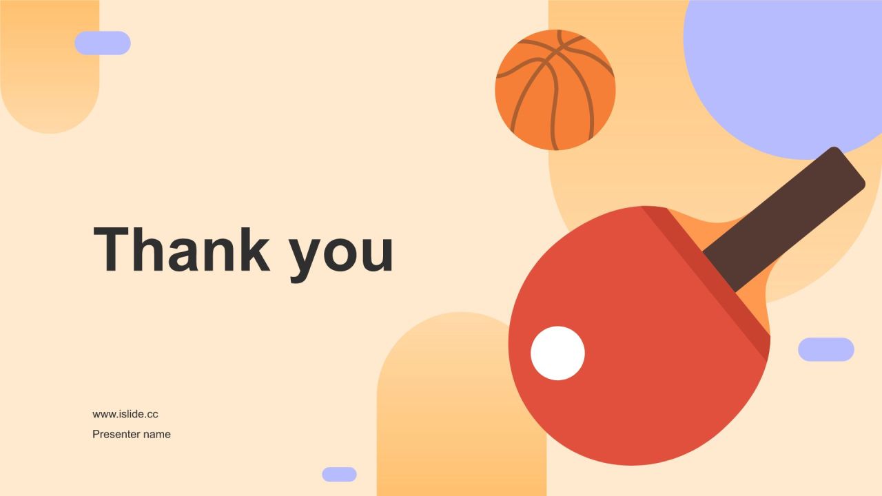 橙色孟菲斯大学体育学院社团招新PPT模板