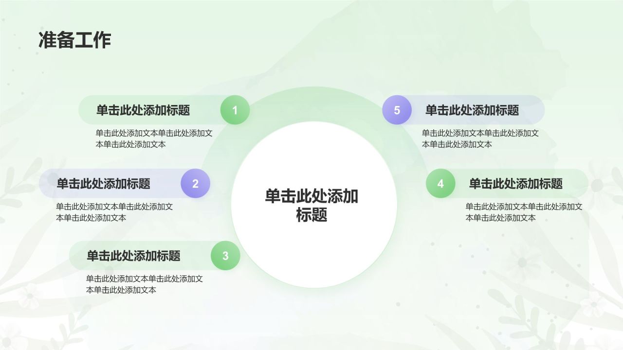 绿色小清新大学生社会实践PPT模板