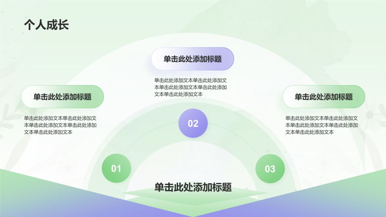 绿色小清新大学生社会实践PPT模板