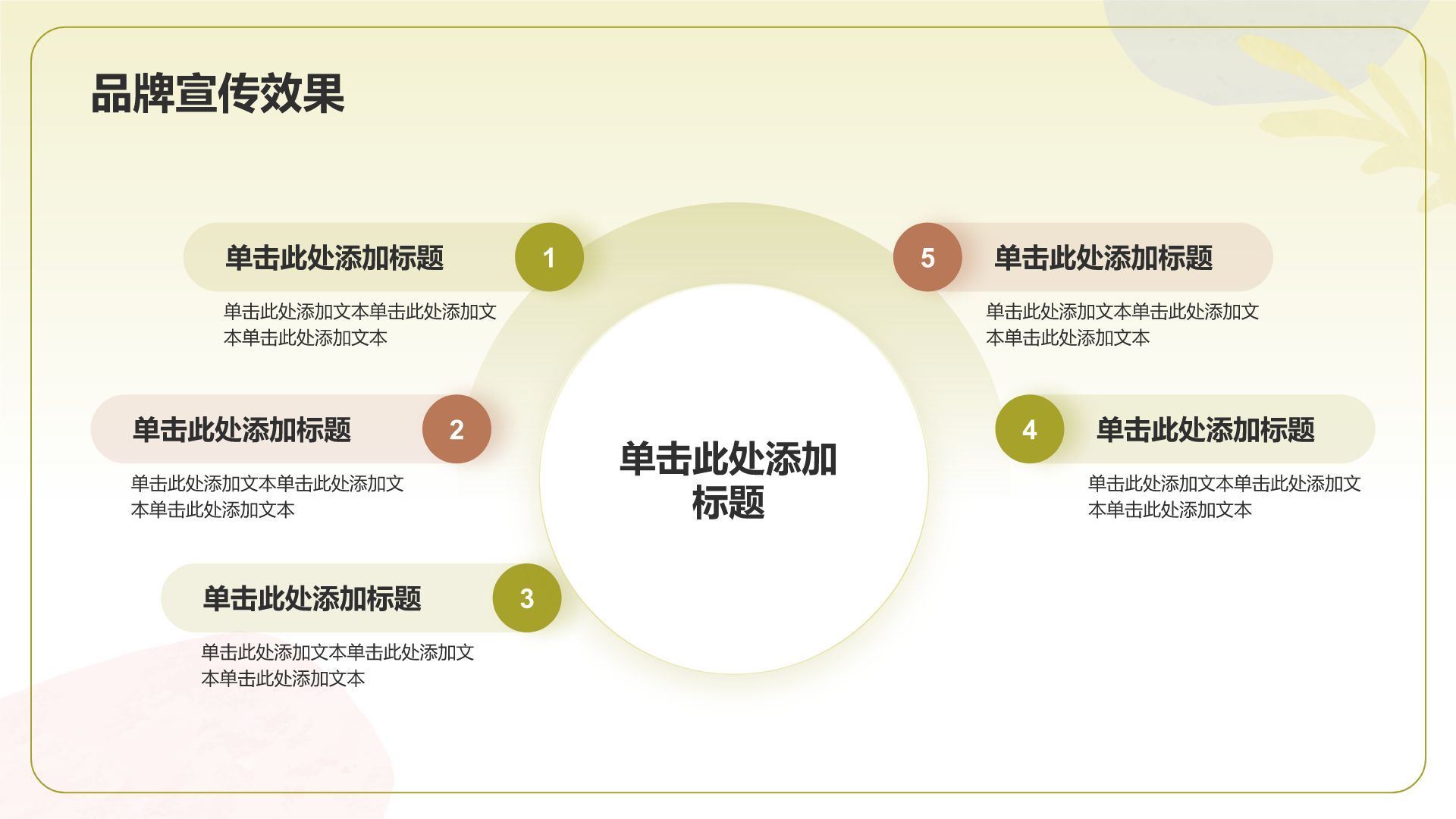 黄色几何风季度总结汇报PPT模板