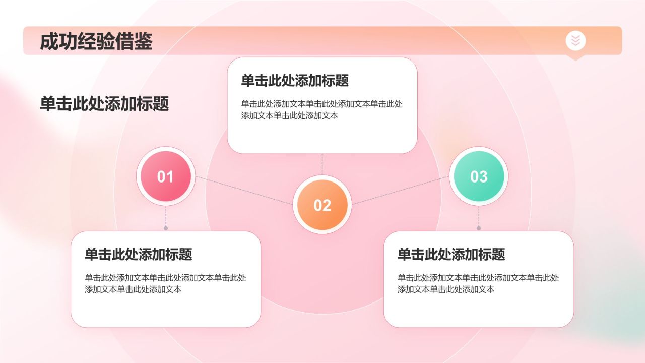 红色渐变风工作总结汇报PPT模板