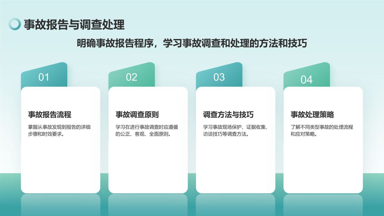 绿色商务风安全与合规培训PPT模板