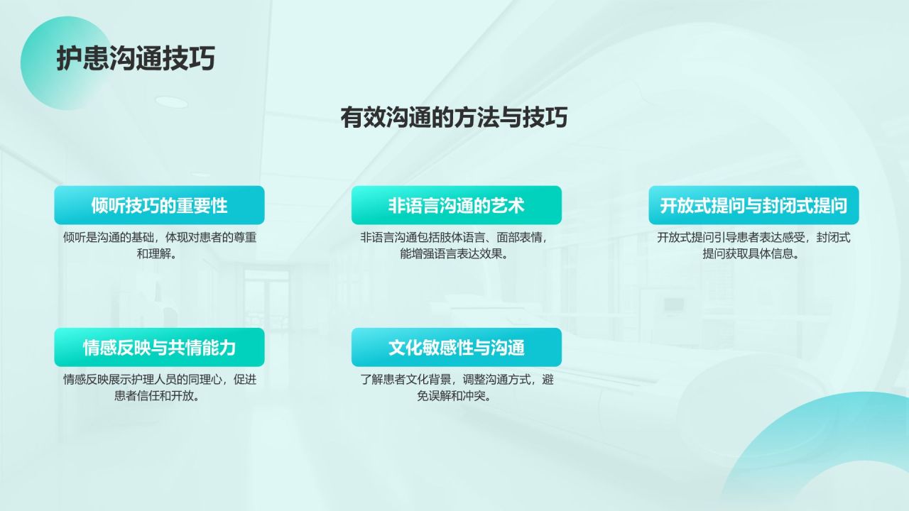绿色3D风护理专业学生教育PPT模板