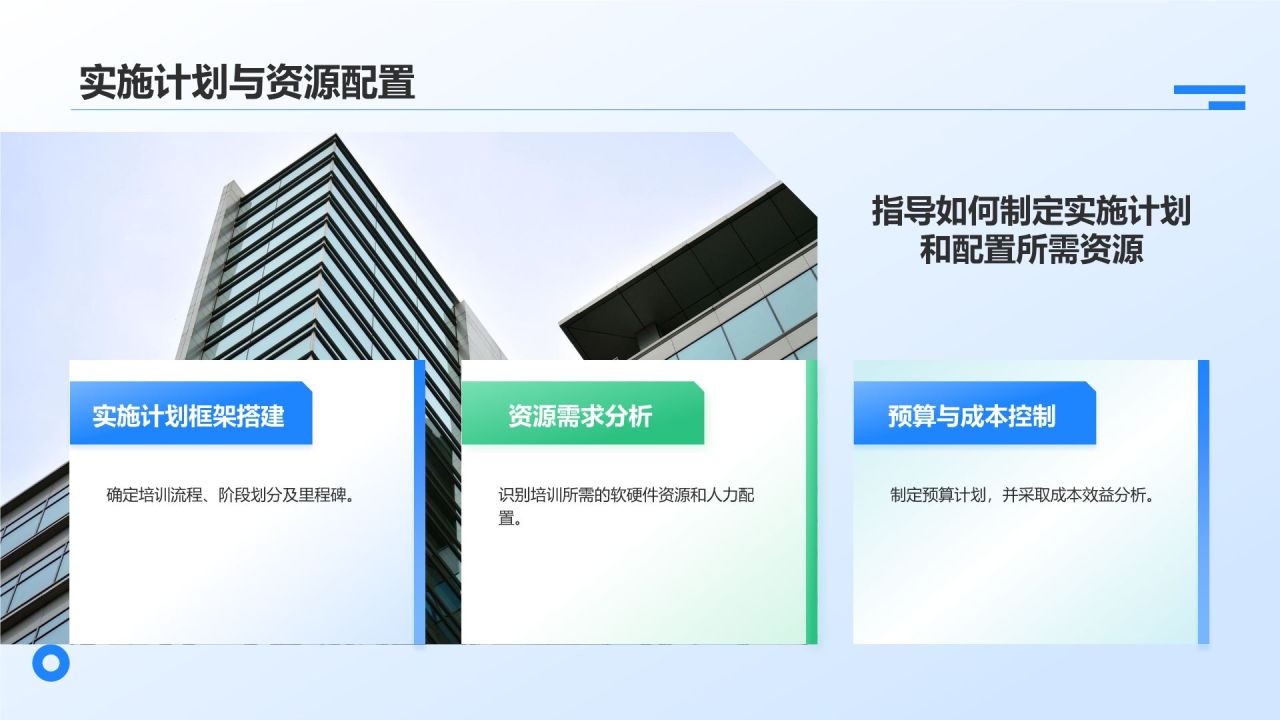 蓝色商务风问题解决与优化方案PPT模板
