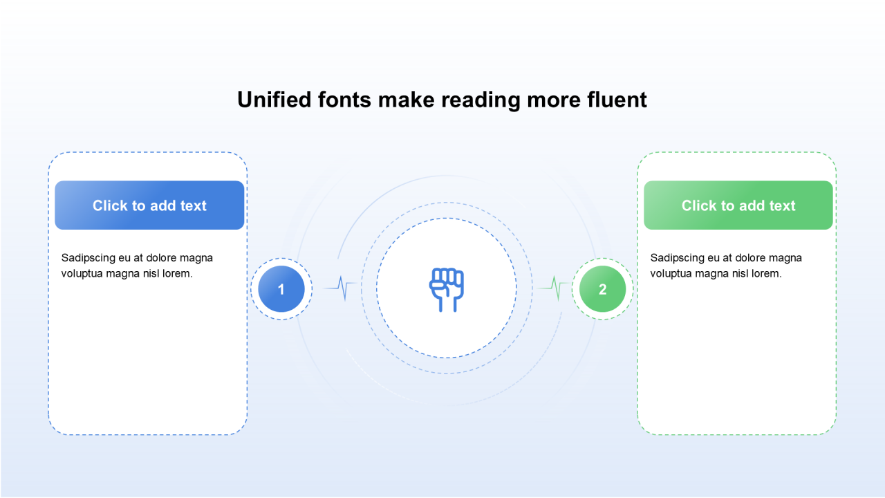 渐变纯文字PPT关系