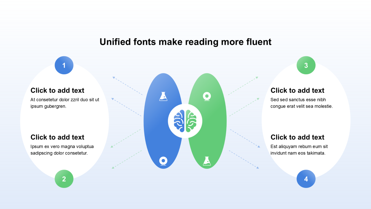 渐变纯文字PPT关系
