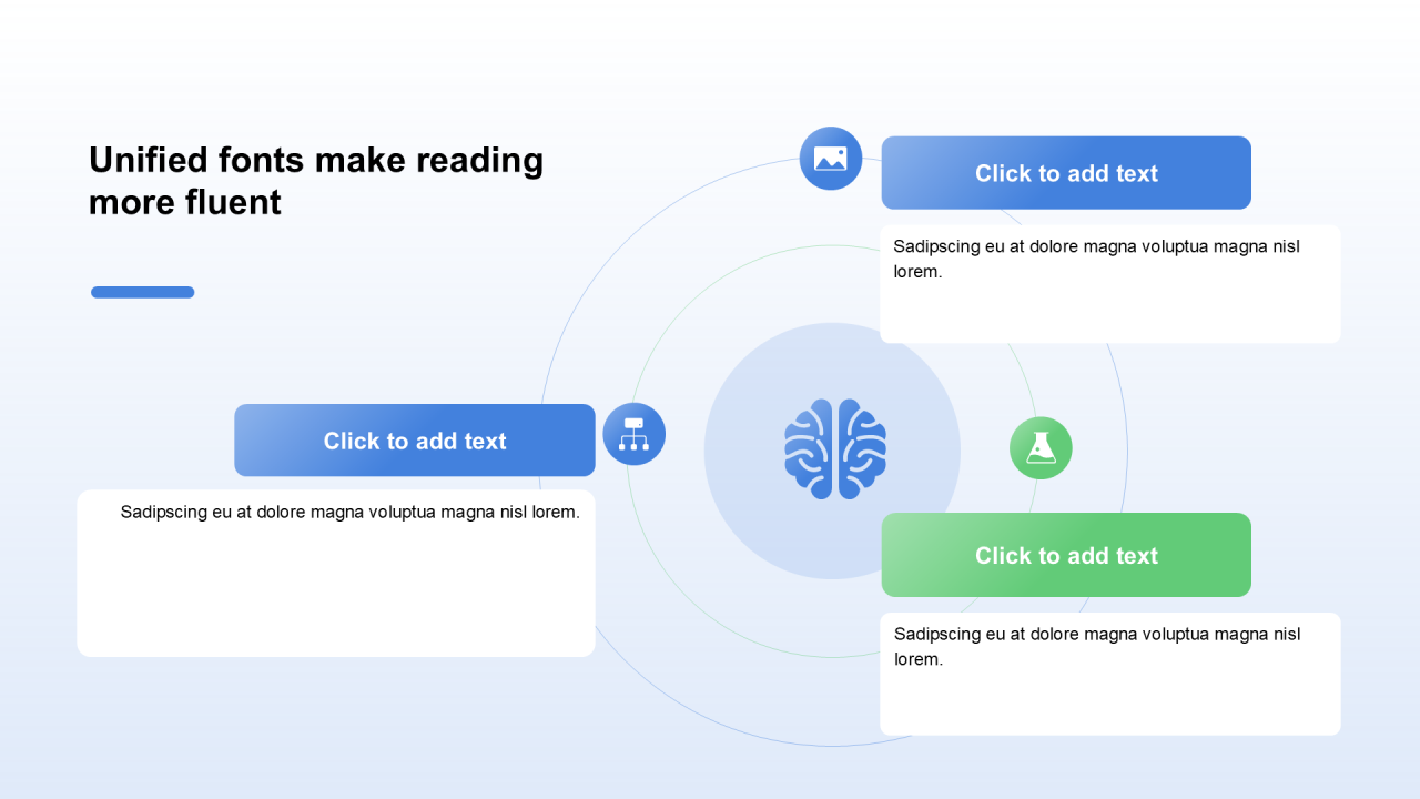 渐变纯文字PPT循环