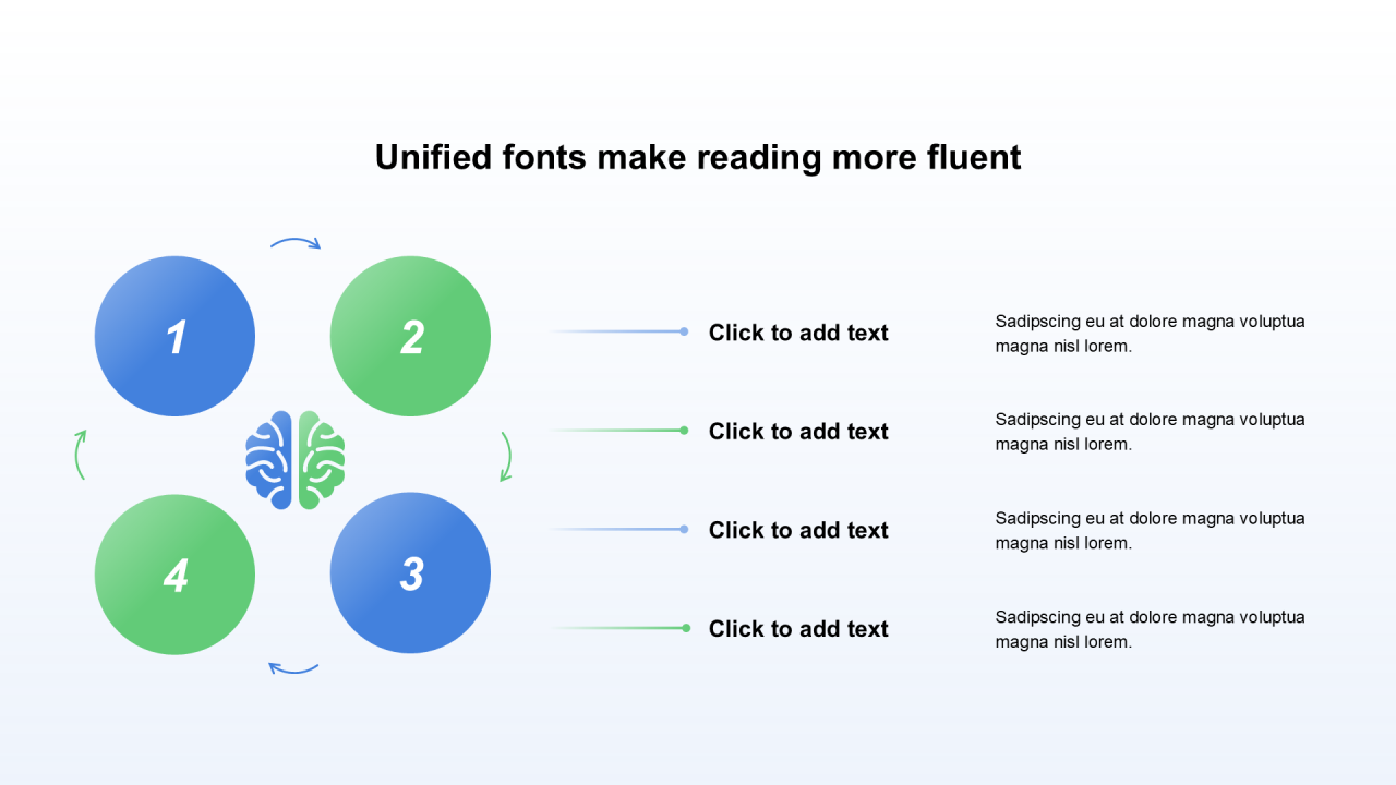 渐变纯文字PPT循环