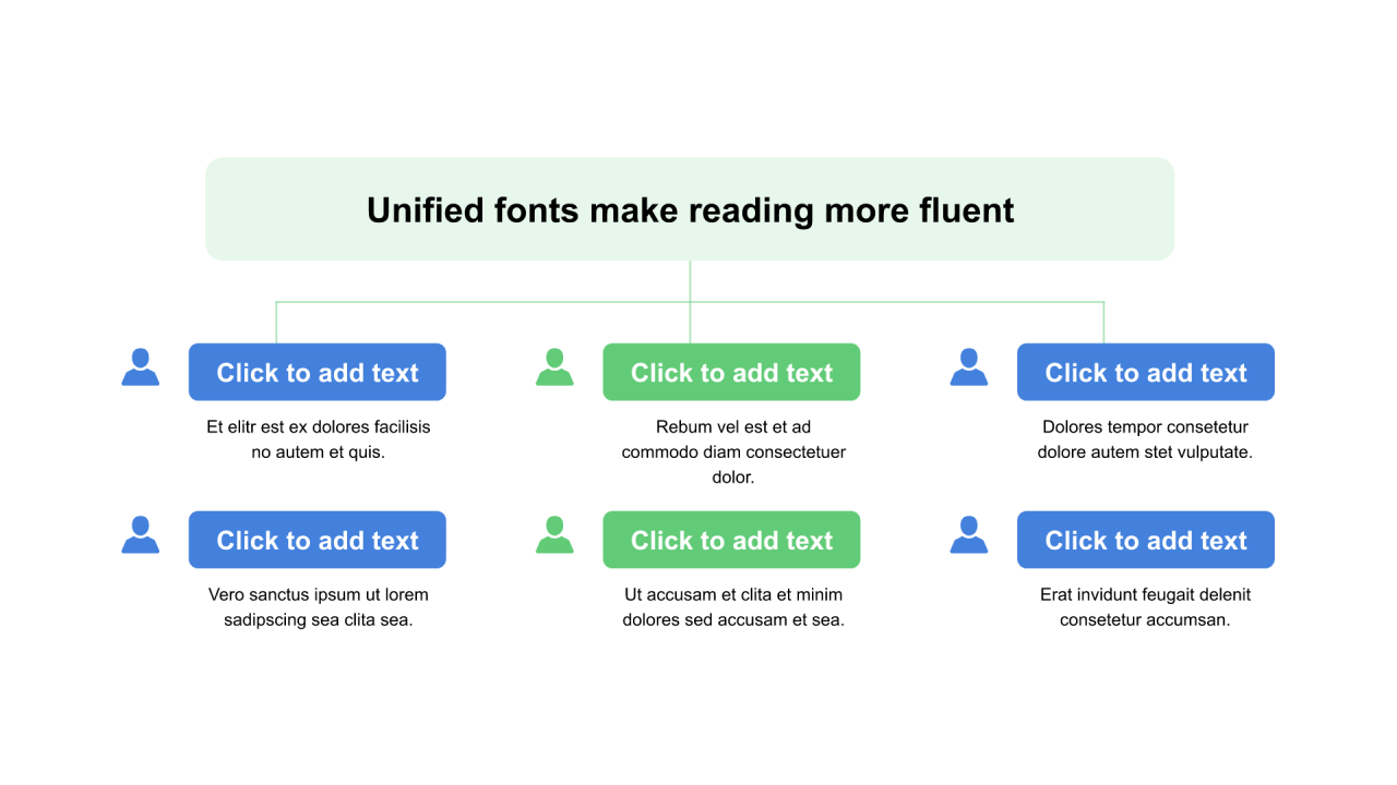 扁平PPT层次结构