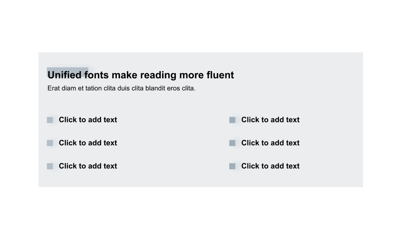 多色矩形阴影2项PPT列表