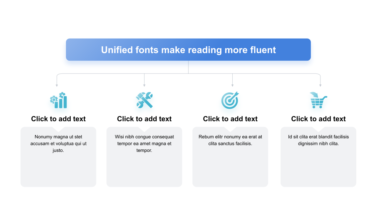 渐变PPT层次结构