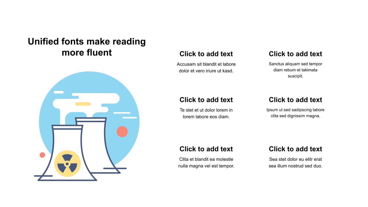 多色矩形扁平3项PPT流程