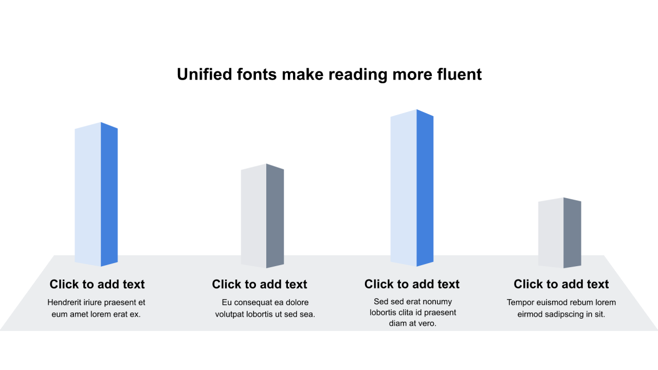 多色圆形扁平3项PPT列表