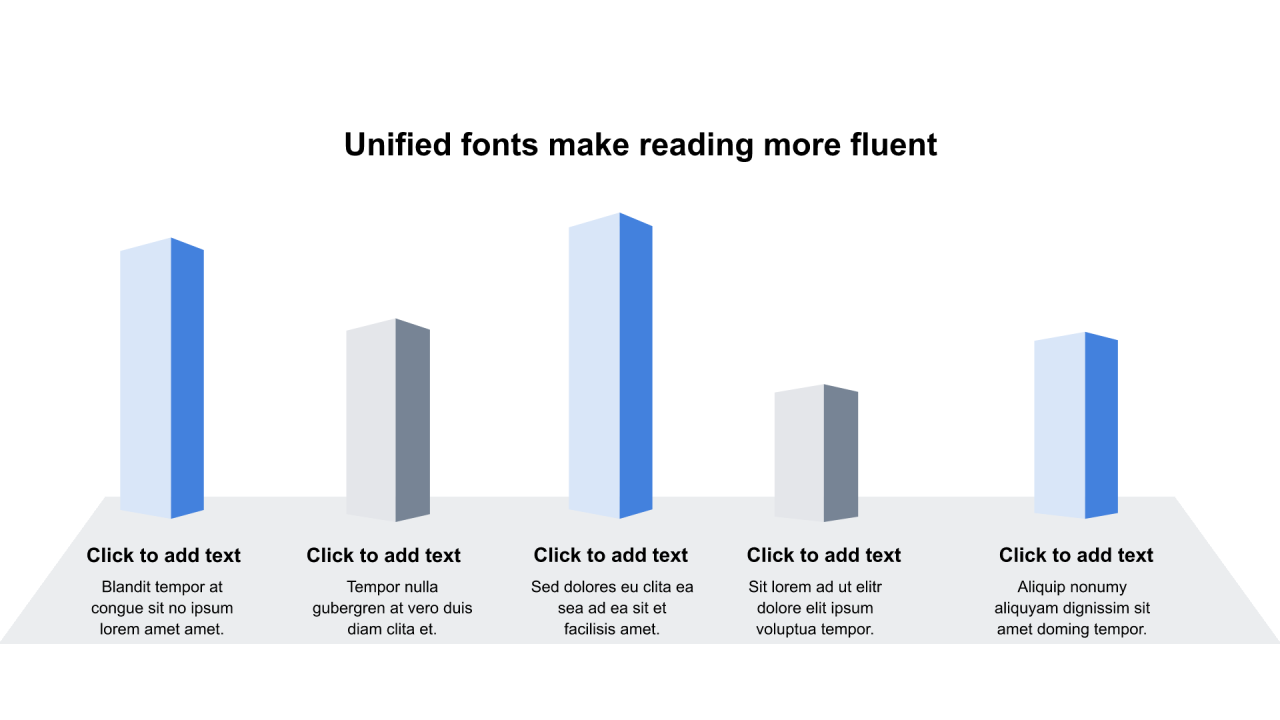 多色圆形扁平3项PPT列表