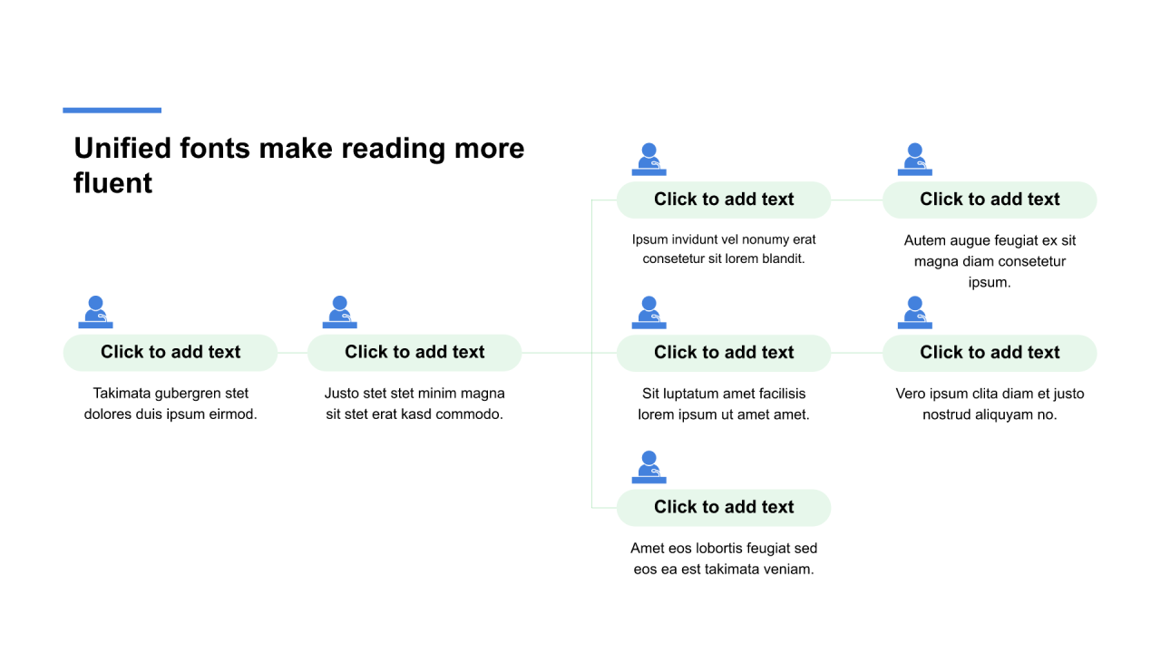 扁平PPT层次结构