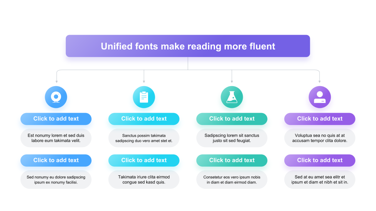 渐变PPT层次结构