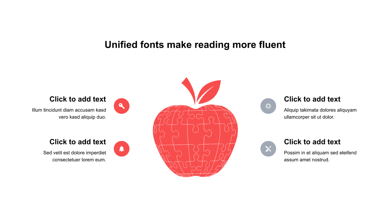 多色插画扁平6项PPT列表