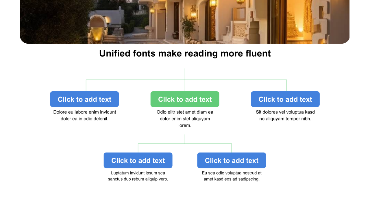 扁平PPT层次结构
