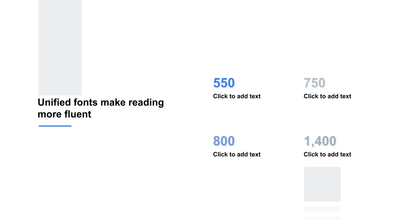 多色线形阴影4项PPT列表