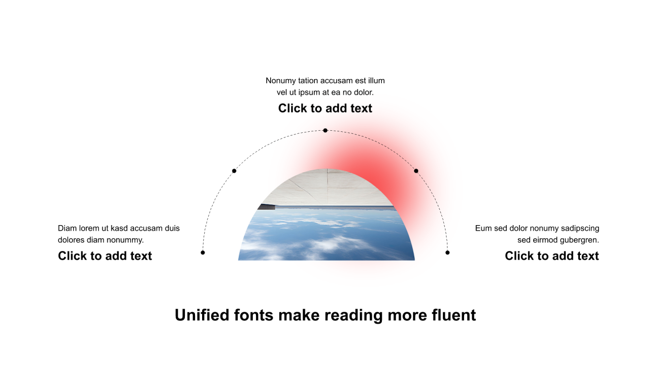 黑色圆角矩形线条3项PPT流程关系