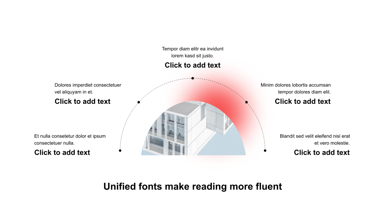 黑色圆角矩形线条3项PPT流程关系