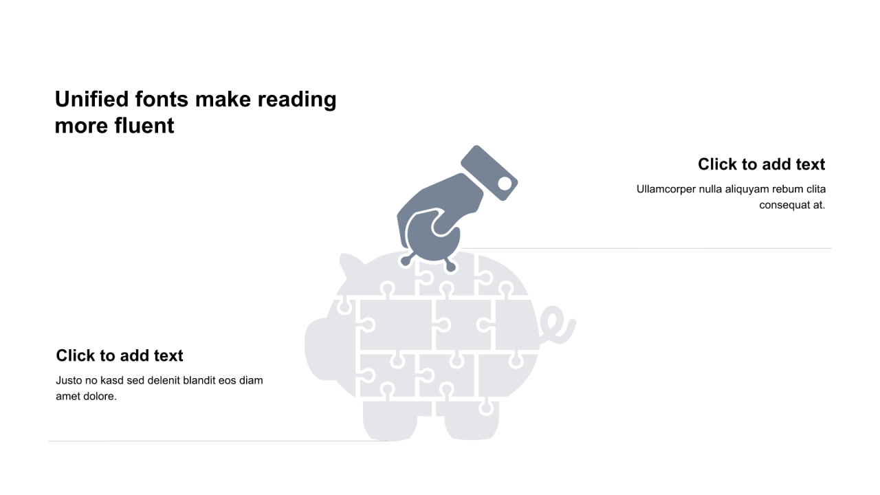 多色圆形扁平2项PPT关系