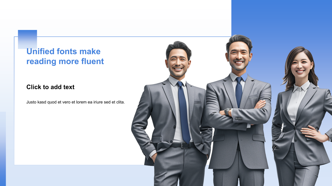 渐变PPT团队介绍