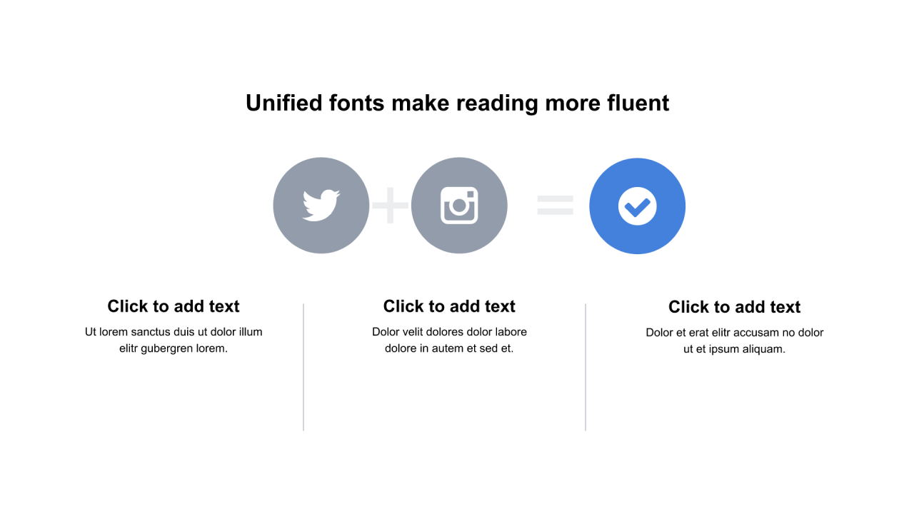 多色圆形扁平6项PPT关系