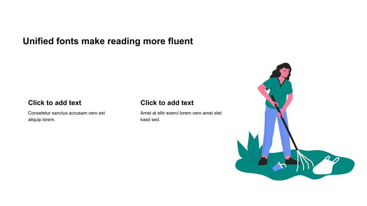 多色圆形扁平4项PPT流程