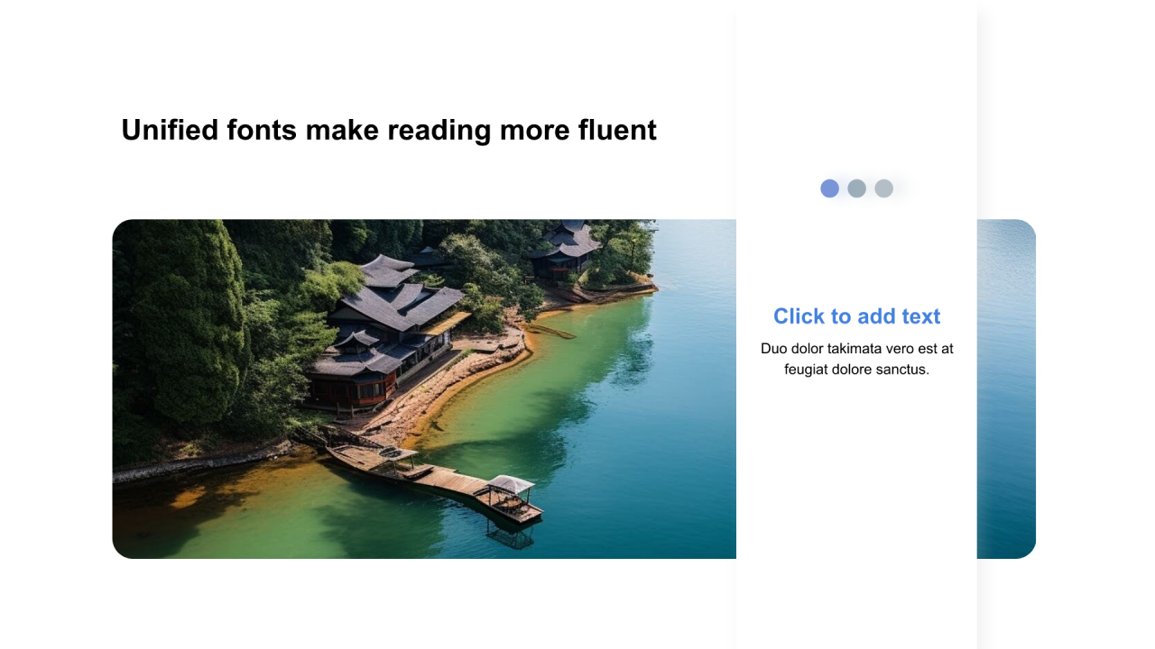 多色圆角矩形阴影1项PPT其他