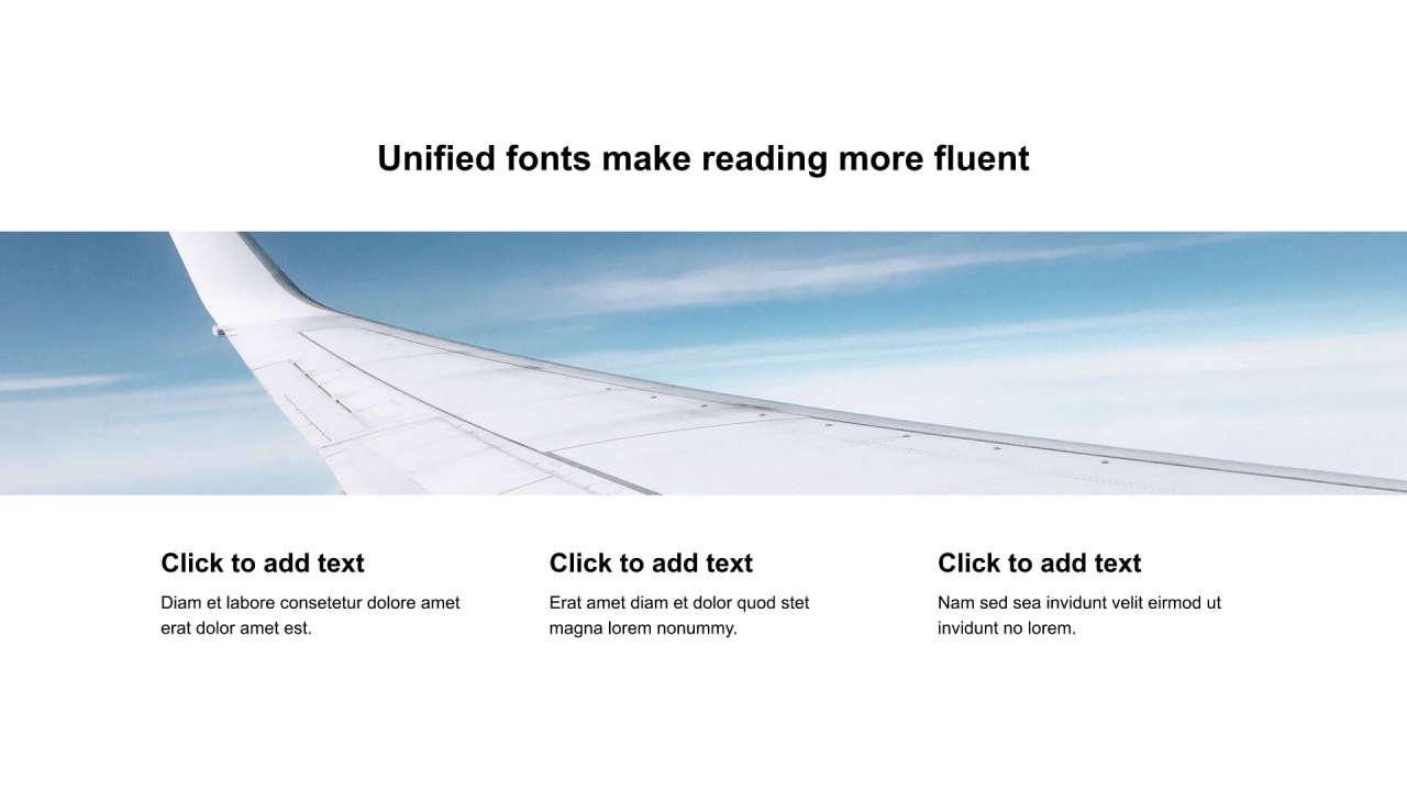 多色方形阴影3项PPT列表