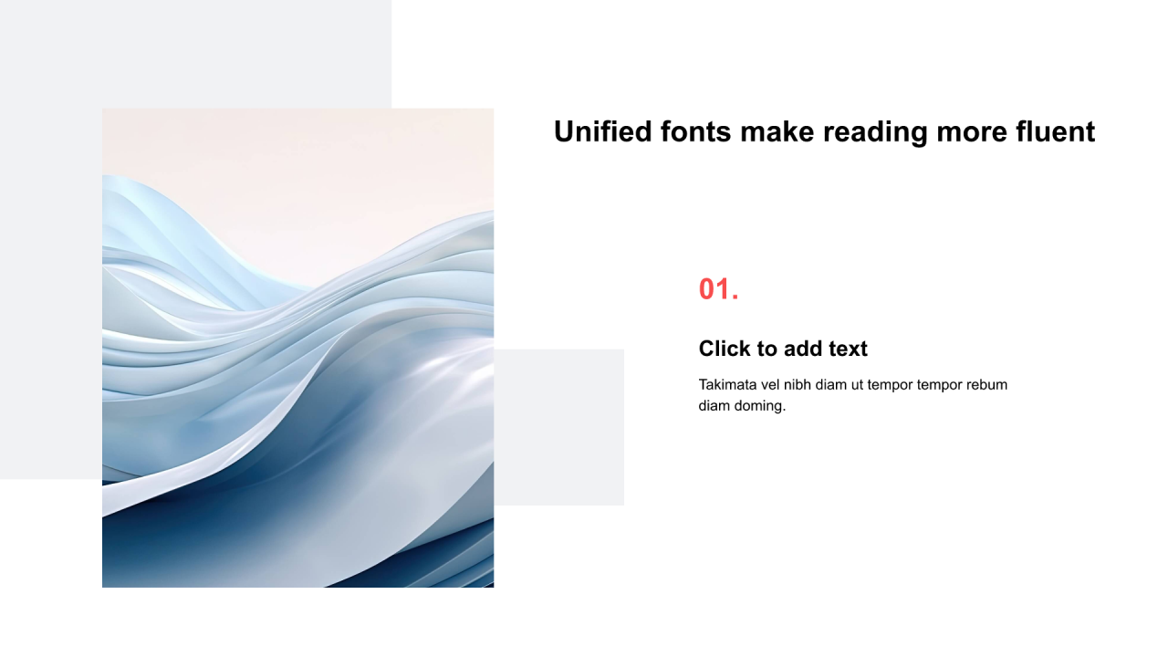 多色矩形阴影1项PPT其他