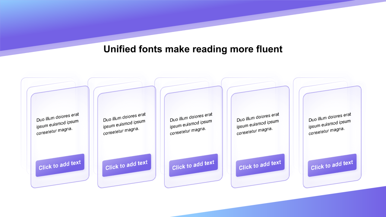 渐变包含图片PPT列表