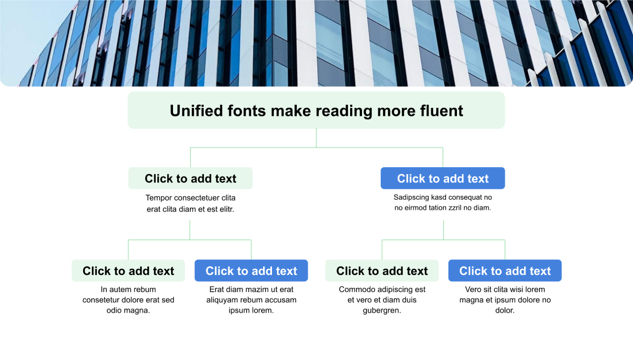 扁平PPT层次结构