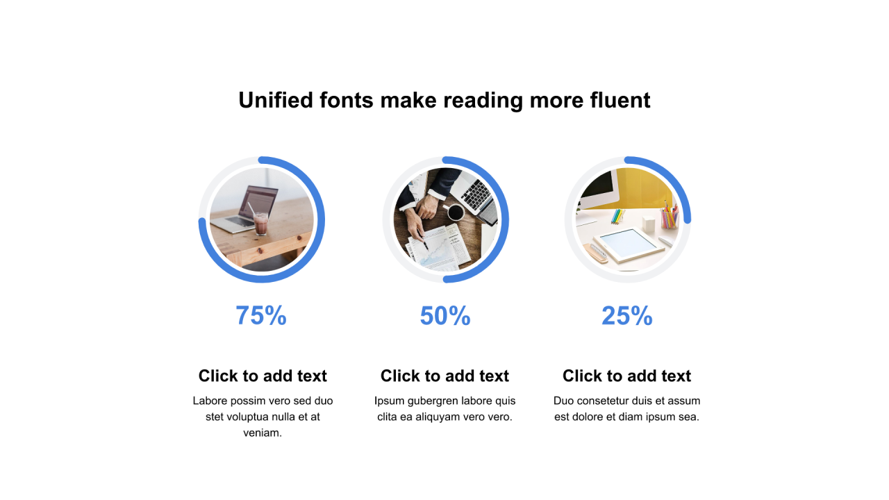 红色圆形扁平2项PPT其他