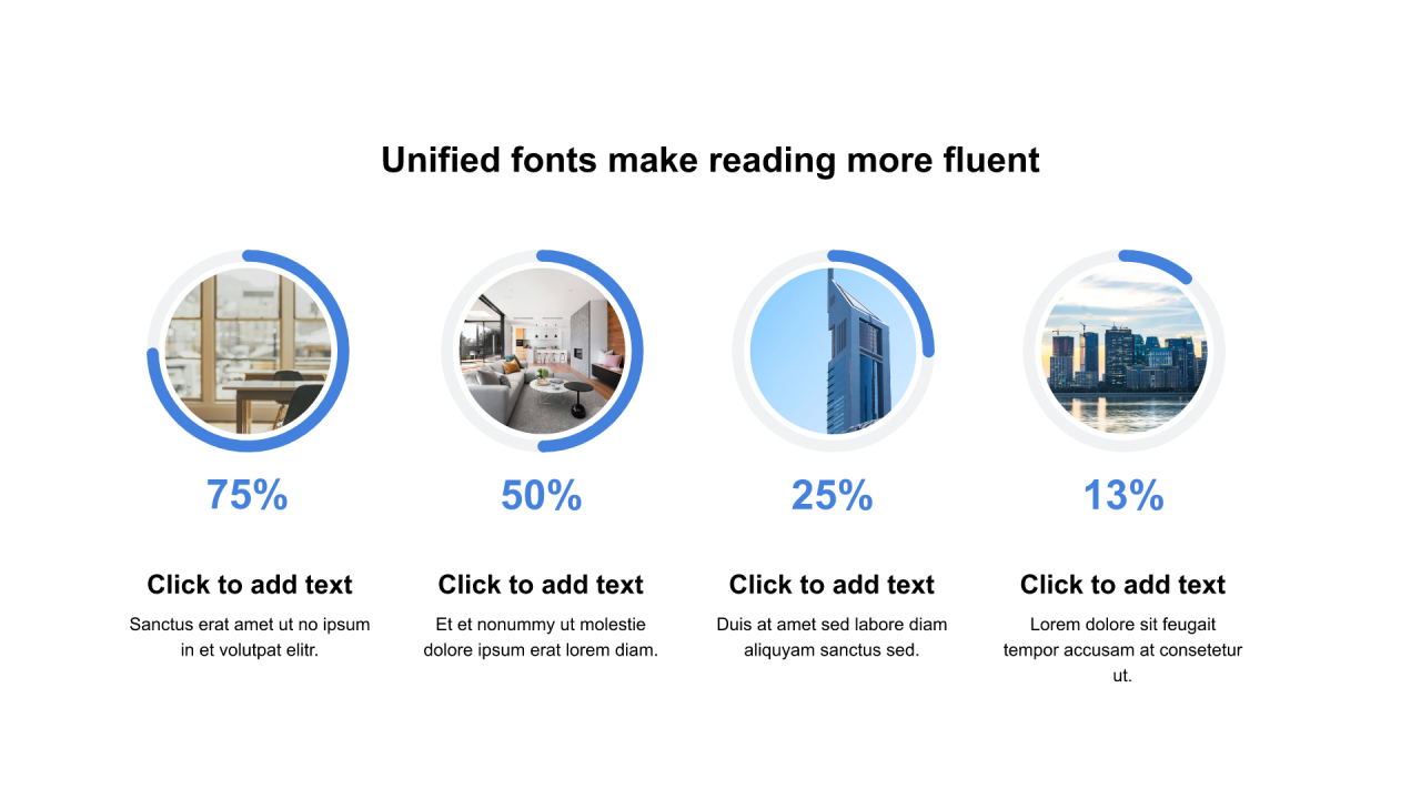 红色圆形扁平2项PPT其他