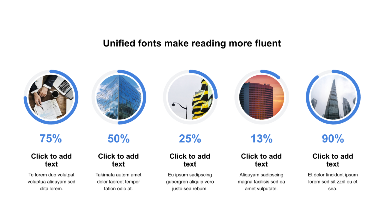 红色圆形扁平2项PPT其他