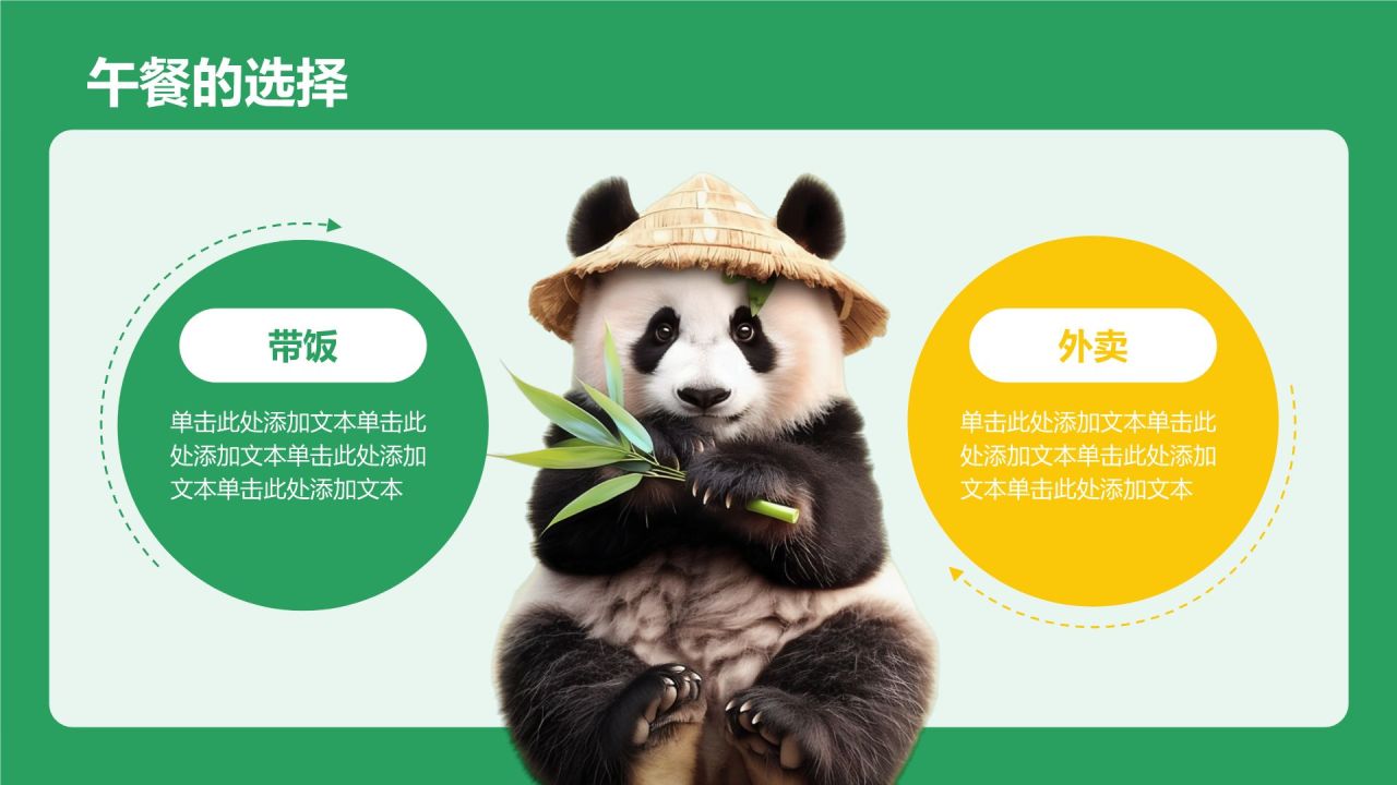 绿色卡通风动效专题——打工人的一天PPT模板