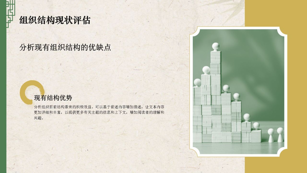 黄色复古风企业重组与组织指导方针PPT模板