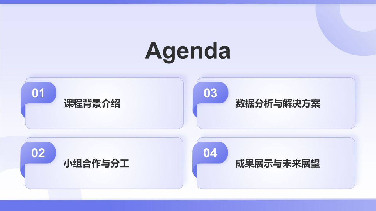 蓝色3D风学习小组总结汇报PPT模板